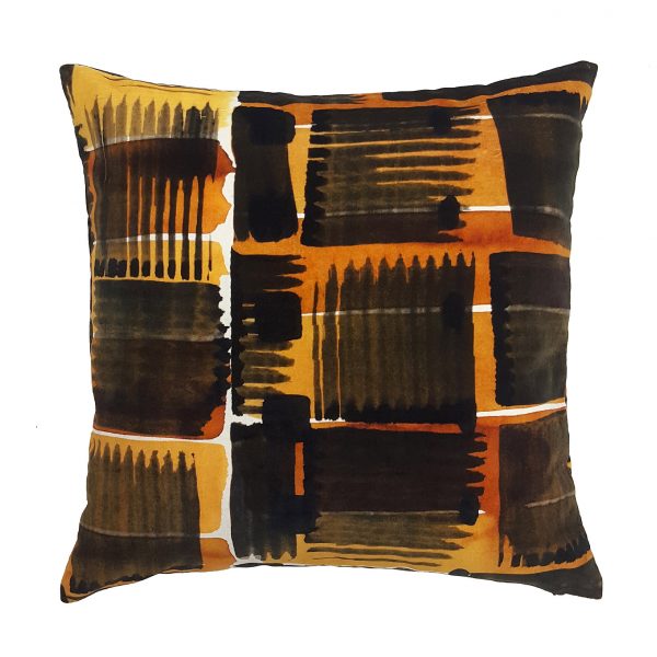 Erwin Abstract Check Cushion One Nine Eight Five website n