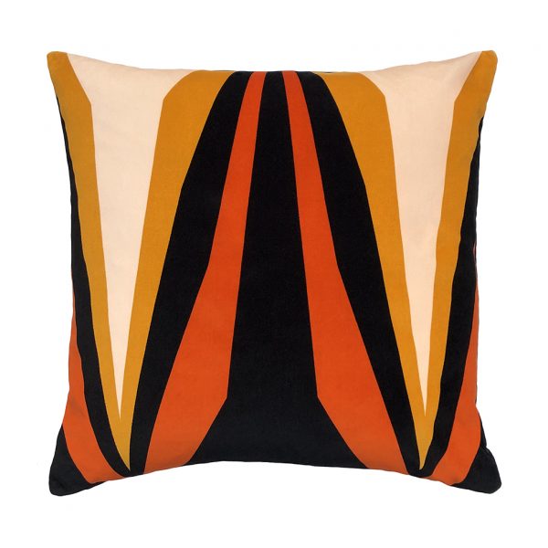 Ada Cushion Ochre Front 45x45cm One Nine Eight Five Website