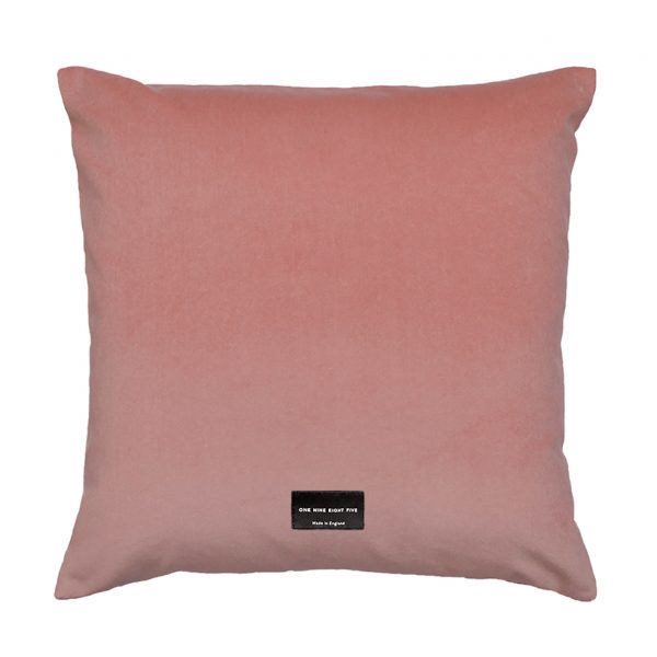 Claude Cushion Pink Back 45x45cm One Nine Eight Five Website