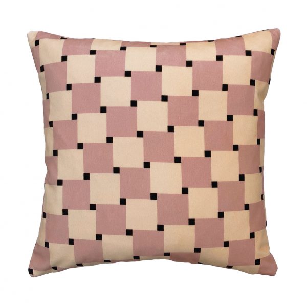 Laurie Cushion Pink Front 40x40cm One Nine Eight Five Website