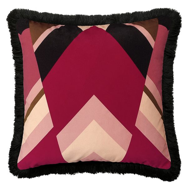 Priscilla Fringe Cushion Front 50x50cm One Nine Eight Five Website