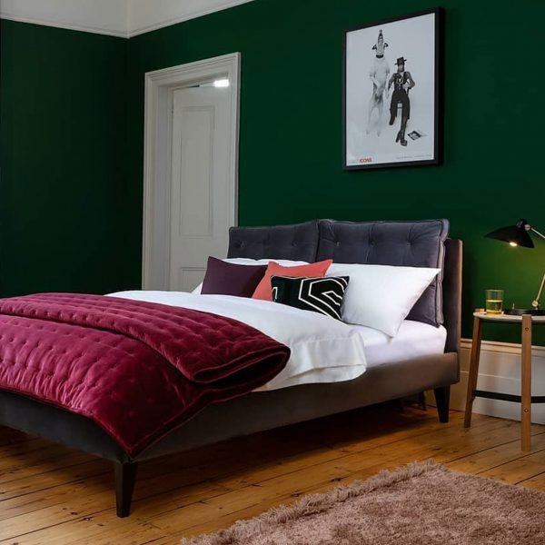 Ellis-cushion-Green-bedroom-One-Nine-Eight-Five