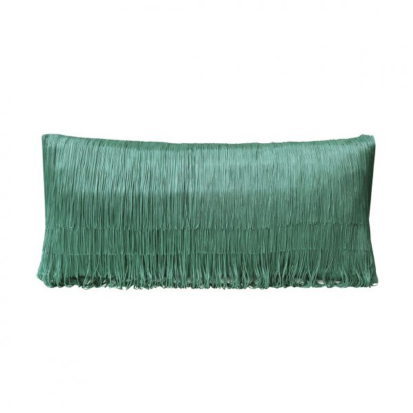 Tassel Cushion Jade 30x60cm One Nine Eight Five website