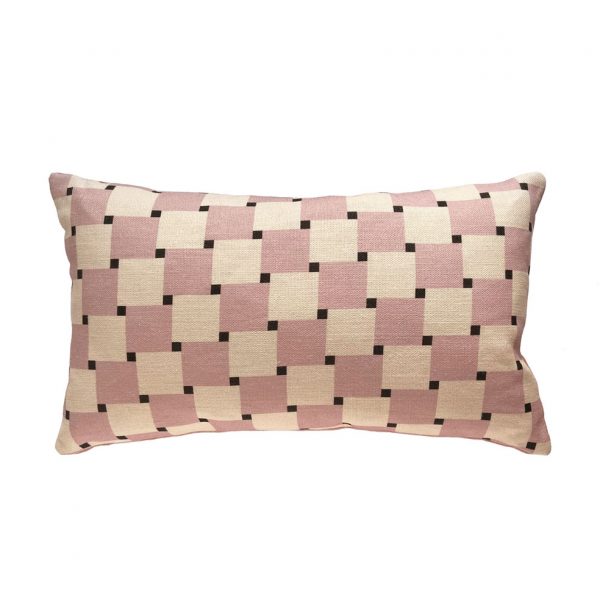Laurie Cushion Linen Pink Front Rectangle One Nine Eight Five Website